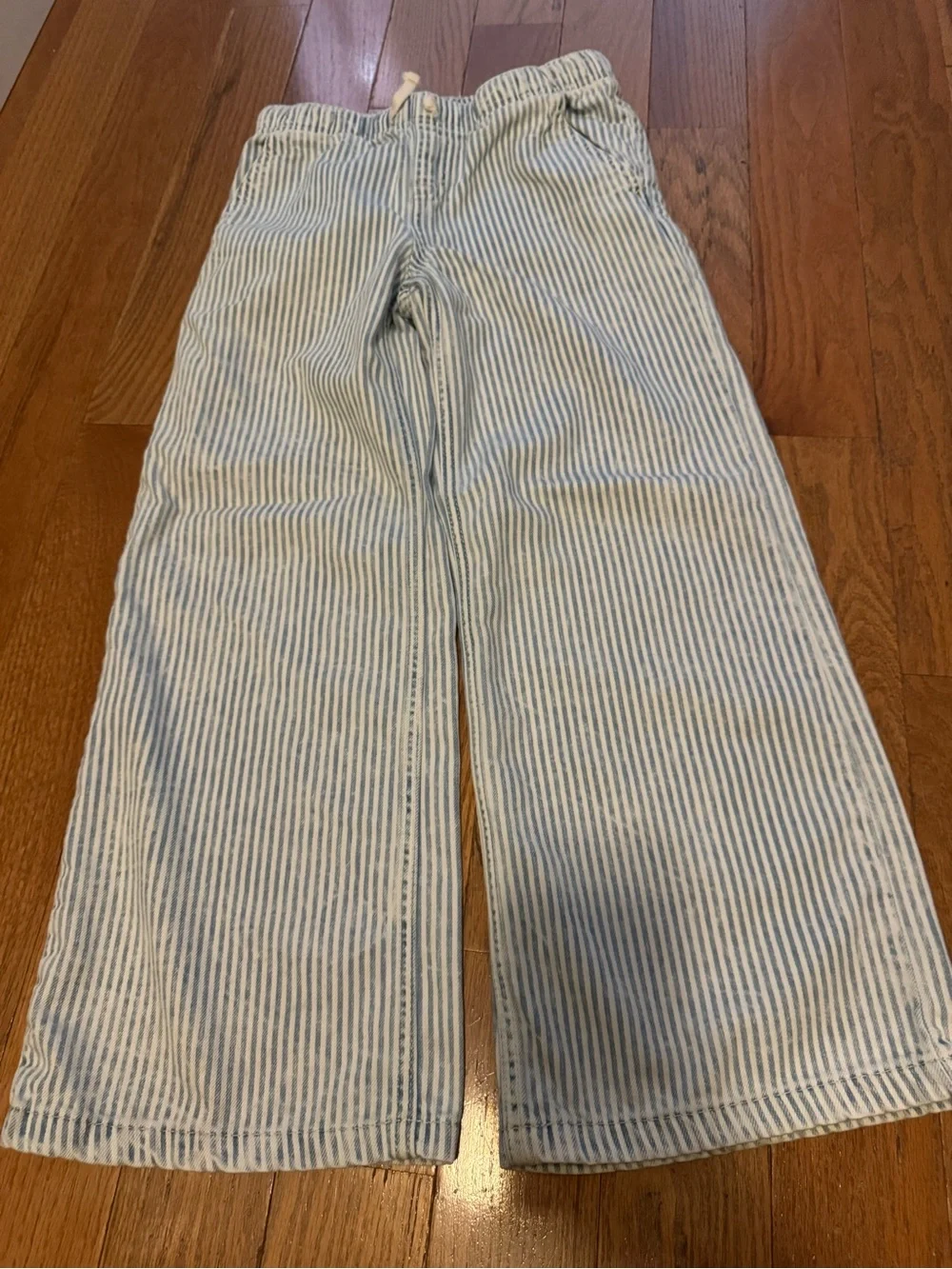 Cat & Jack Girls Striped Wide Leg Pants Size 10/12